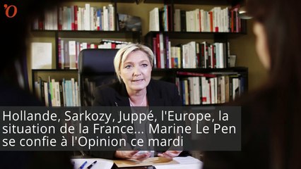 Marine Le Pen : « Nicolas Sarkozy, c’est Barbapapa ! »