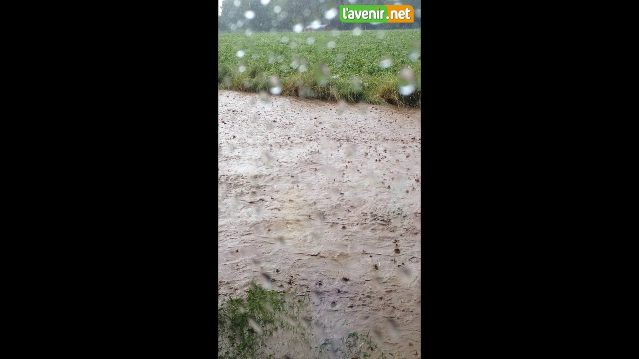 inondations à Cuesmes (Mons)