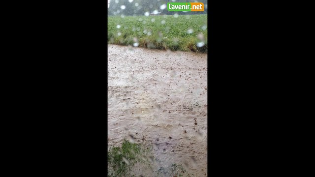 inondations à Cuesmes (Mons)