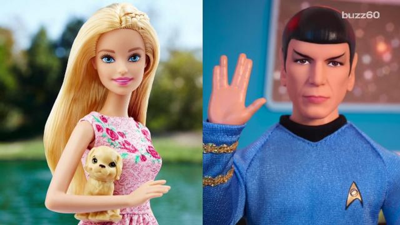 The Star Trek 50th Anniversary Barbie Dolls