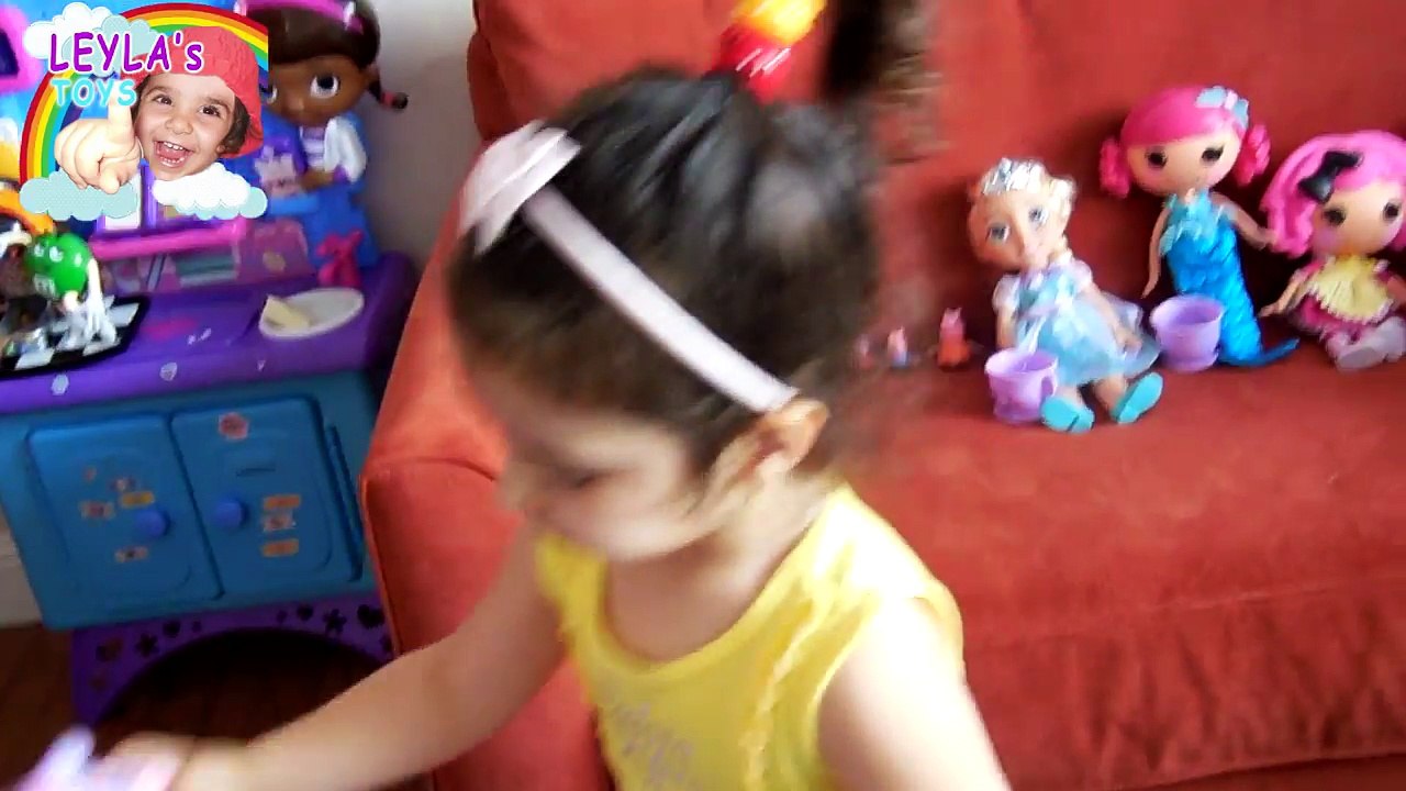 Кукла Лалалупси и праздник Маши у Лейлы. Lalaloopsy birthday Peppa Pig & Masha