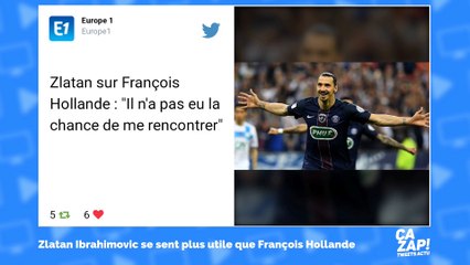 Zlatan Ibrahimovic se sent plus utile que François Hollande : qu'en dit Twitter ?