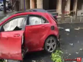 Patlamanın büyüklüğünü ortaya çıkaran görüntüler