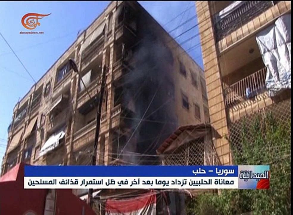 المسلحون يواصلون قصف الاحياء السكنية في حلب