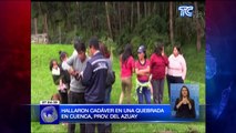 Hallaron cadáver en una quebrada en Cuenca