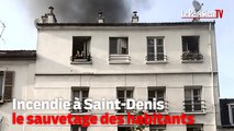 Incendie à Saint-Denis, le sauvetage des habitants