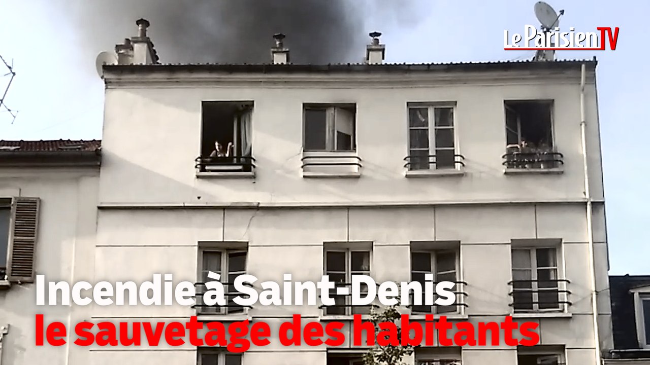 Incendie à Saint-Denis, le sauvetage des habitants