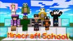 Minecraft School  Little Kelly, Aphmau, Littlelizardgaming, Popularmmos, DanTDM, Animation