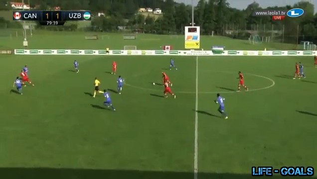 Akramjon Komilov Own Goal - Canada 2-1 Uzbekistan friendly match 07-06-2016
