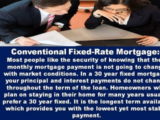 Information About Conventional Fixed-Rate Mortgage Loans