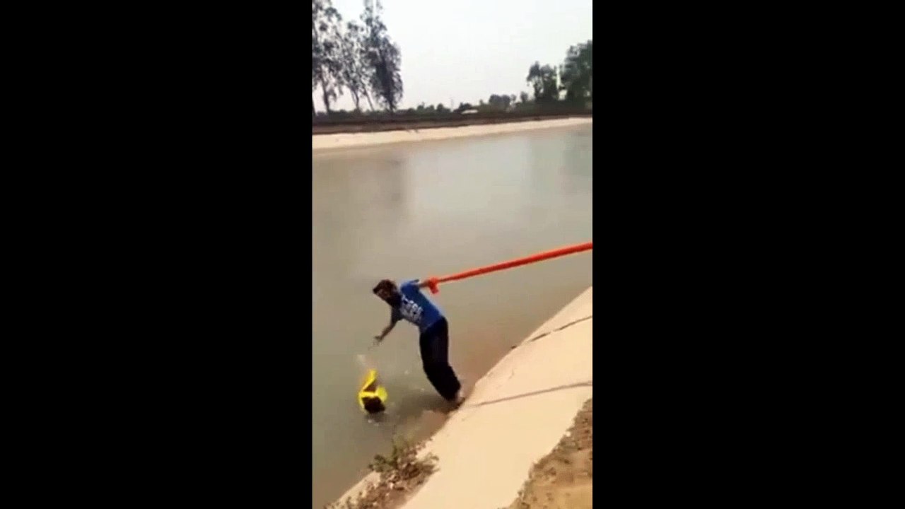 Sardarji save a dog with his turbine