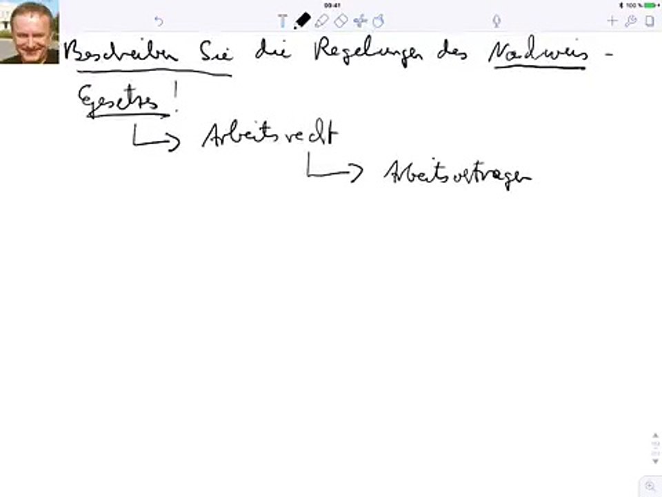 Nachweis gesetz, regelungen