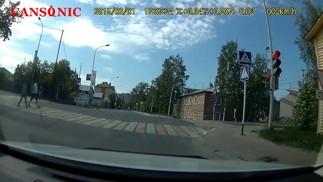 Face à face violent entre 2 cyclistes. Crash