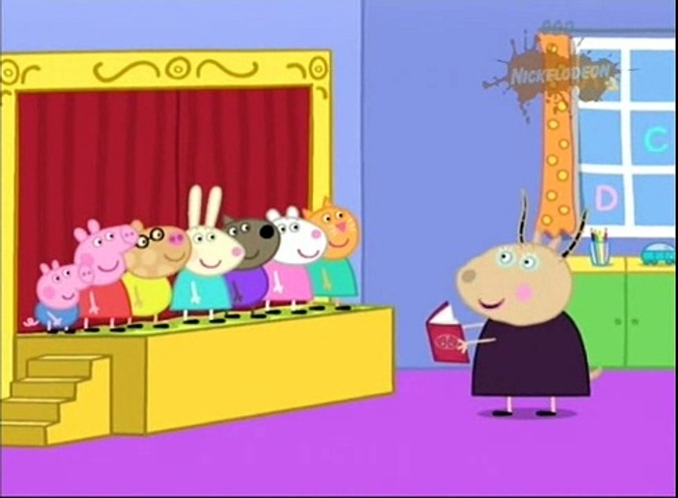 Peppa pig Свинка Пеппа/ 1 серия Школьный спектакль