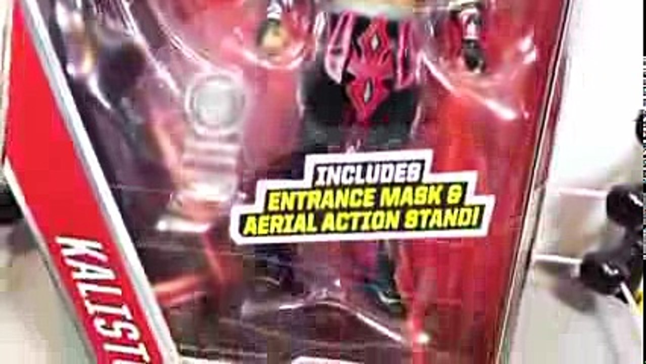 WWE ACTION INSIDER Kalisto Elite 42 Mattel Wrestling Figure Review