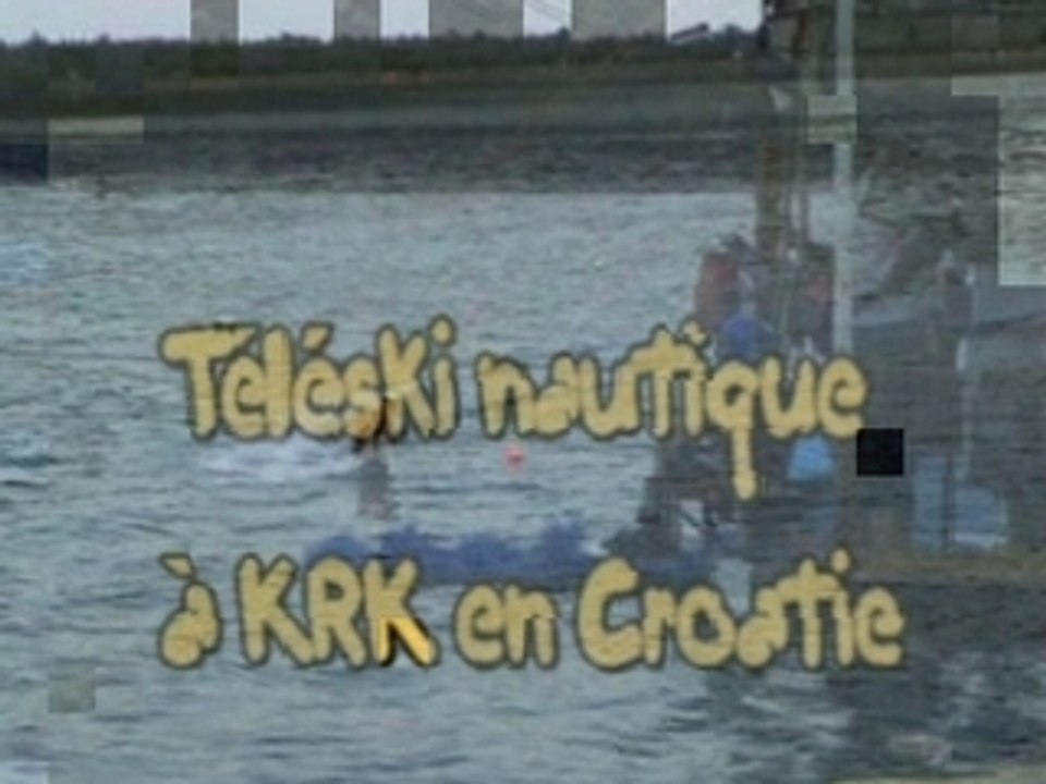 Handi téléski nautique en Croatie