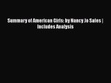 Download Book Summary of American Girls: by Nancy Jo Sales | Includes Analysis Ebook PDF