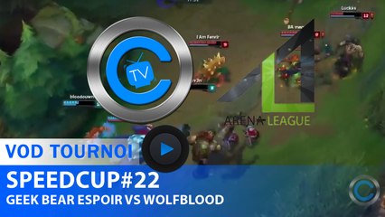 SpeedCup#22 - GeekBearEspoir vs Wolfblood