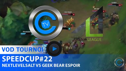 SpeedCup#22 - NextLevelSalt vs GeekBearEspoir