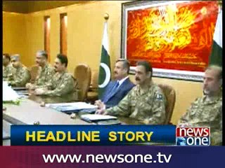 High level civil and military leaders meet at GHQ