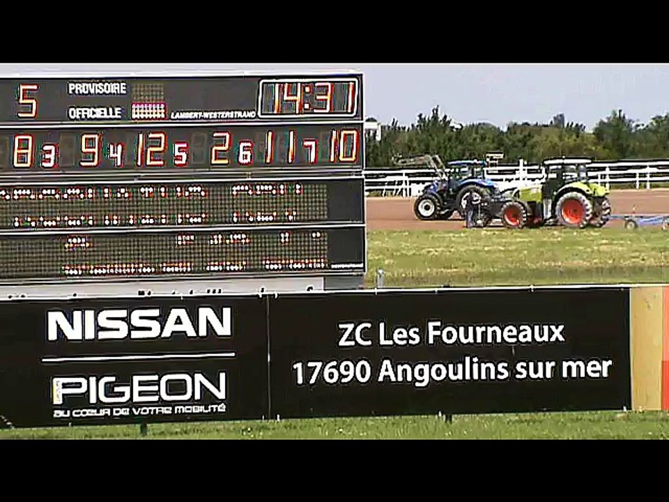 Courses de chevaux  trotteurs du 6 juin 2016 à Châtelaillon-plage