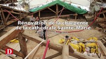 Rénovation  de la charpente de cathédrale d'Auch