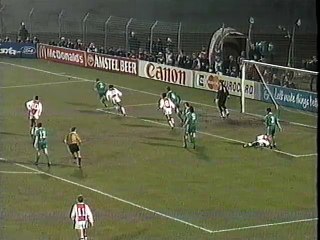 Ajax v Panathiakos C L Semi Final 1st Leg 1995-96