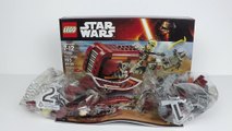 Lego Star Wars Reys Speeder - Lego Speed Build