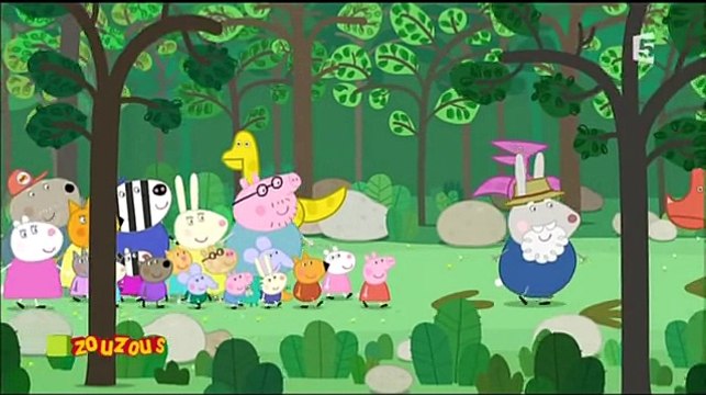 Peppa Pig S4E16 Le parc aux dinosures de papy Rabbit
