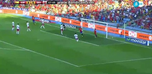 Cesc Fabregas super power SHOOT - Spain 0-0 Georgia - 07-06-2016