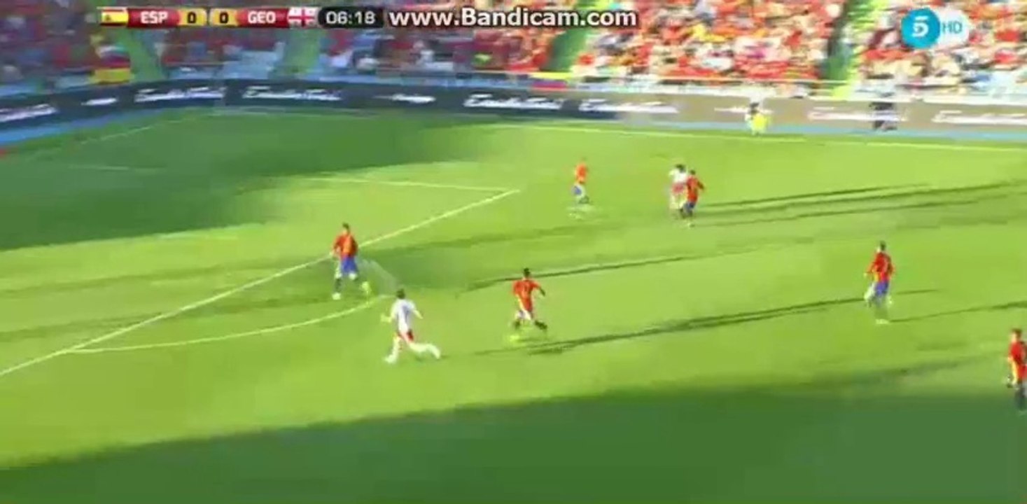 David de Gea  incredible SAVE - Spain 0-0 Georgia - 07-06-2016