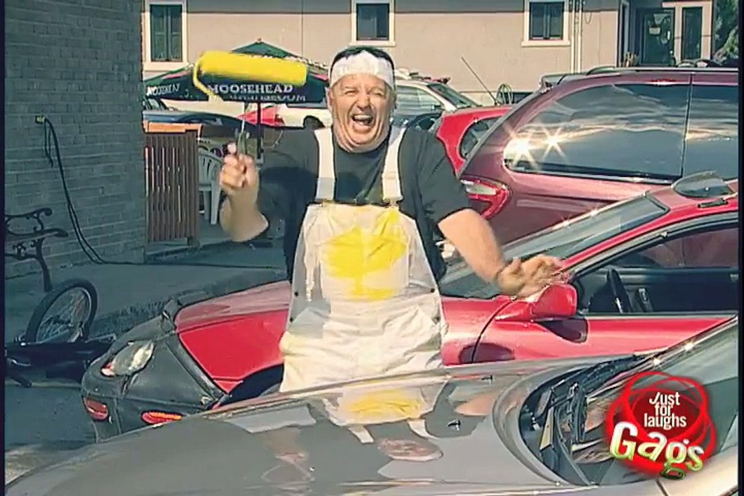Yellow Car Paint Prank