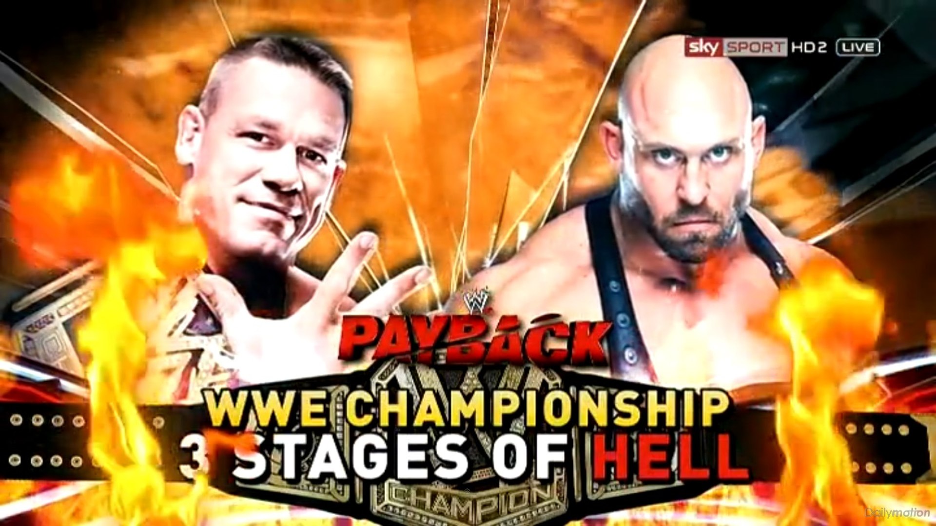 John Cena vs Ryback (3 Stages of Hell - Payback 2013 ITA) - Video  Dailymotion