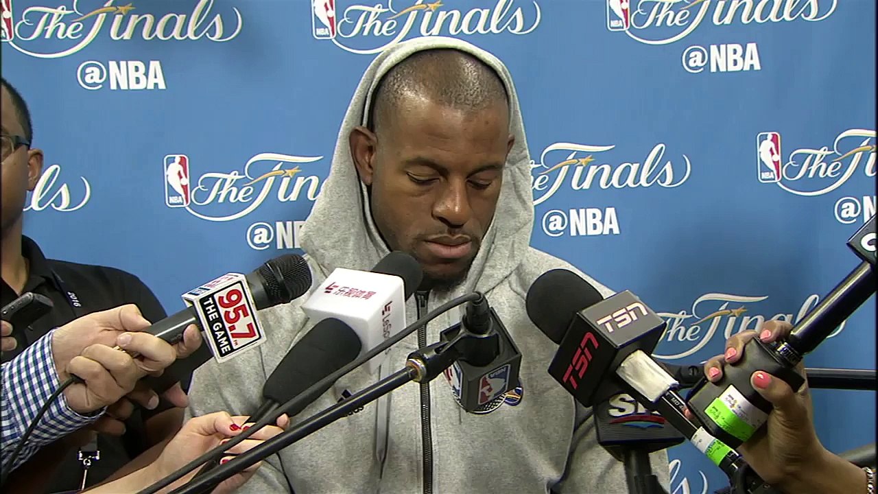 Andre Iguodala Practice Interview  Warriors vs Cavs - Game 3 Preview  June 7, 2016  NBA Finals