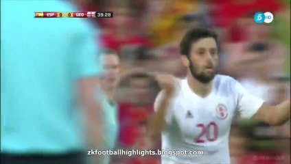 Half Time Goals - Spain 0-1 Georgia 07.06.2016 HD