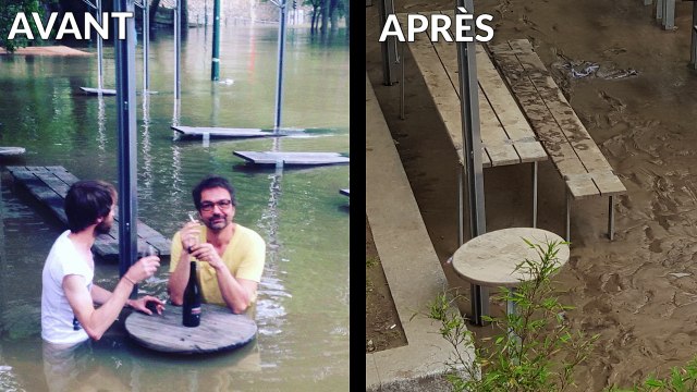 Les premières images de la décrue de la Seine et de ses dégâts