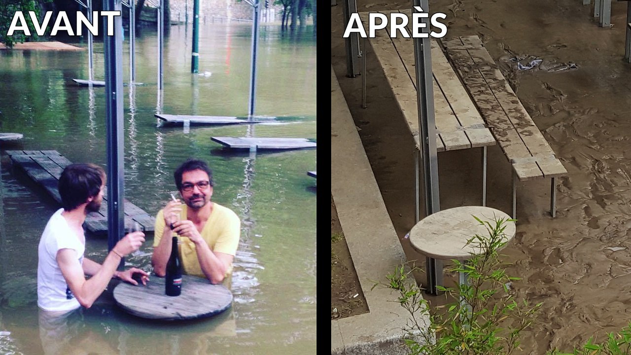 Les premières images de la décrue de la Seine et de ses dégâts