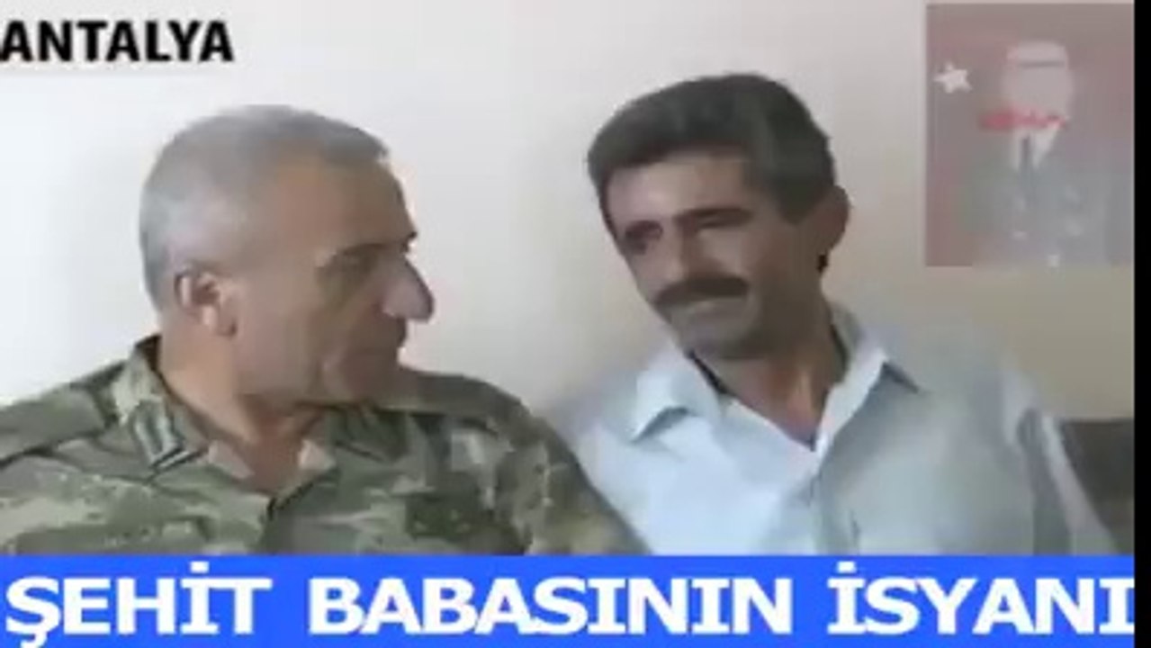 Şehit Babası Başbakana Hakkını Helal Etmedi..