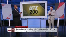 Chael Sonnen Discusses The Return of Brock Lesnar at UFC 200