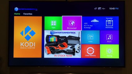 T8 TV box, upgraded 5.1.1 Android EBox T8 tv box