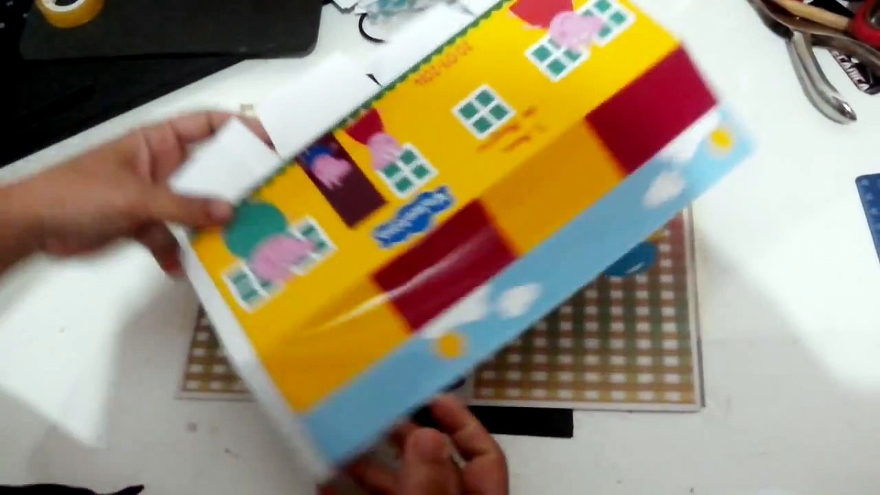 Tutorial Caixa Milk-"Casinha da Peppa Pig"