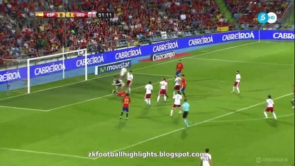 Sergio Busquets Horror Injury HD - Spain 0-1 Georgia 07.06.2016 HD