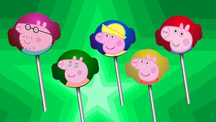 Download Video: Peppa Pig Lollipop Finger Family Song Nursery Rhymes For Kids Lyrics Daddy Finger