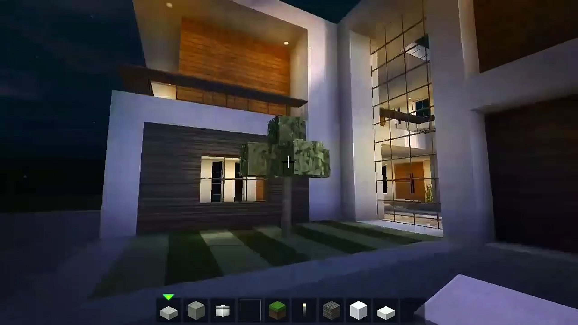 マインクラフトpe モダンな家 録画テスト 影mod Minecraft Pe Modern House Showcase Video Dailymotion