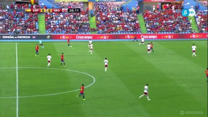 Tornike Okriashvili Goal - Spain 0-1 Georgia 07-06-2016 HD