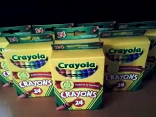 24 ct Crayola crayons for .25 @ toys r us.