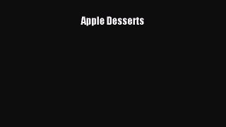 Read Apple Desserts Ebook Free