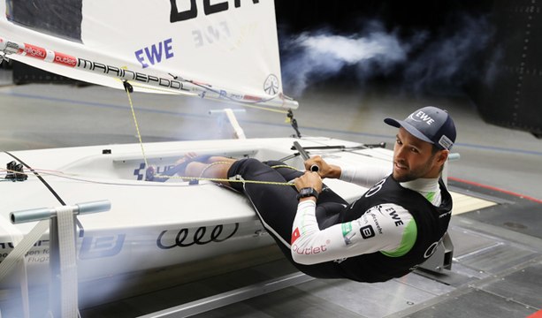 VÍDEO: ¿Cómo entrena el equipo de vela alemán en un túnel de viento?
