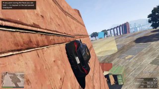 Grand Theft Auto V-coole auto barrel roll tijdens race