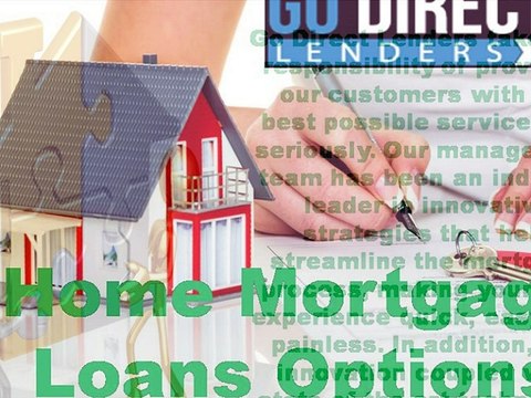 Want Different Home Mortgage Loans Options